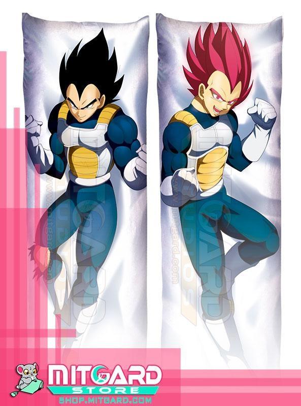 DRAGON BALL SUPER Vegeta Body pillow case dakimakura - 50cmx150cm / Peach Skin / 2 Sides Printed - 1